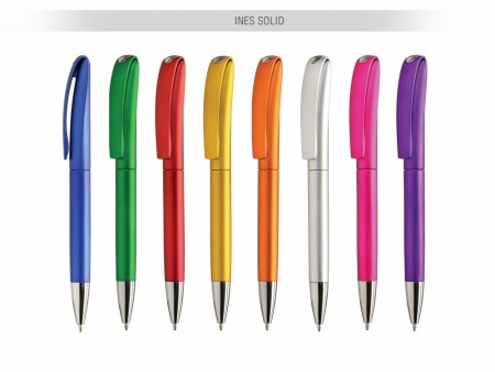 Ines Color og Ines Solid reklamepenn 