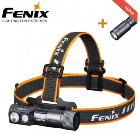 Fenix HM71R + E02R Lyktpakke
